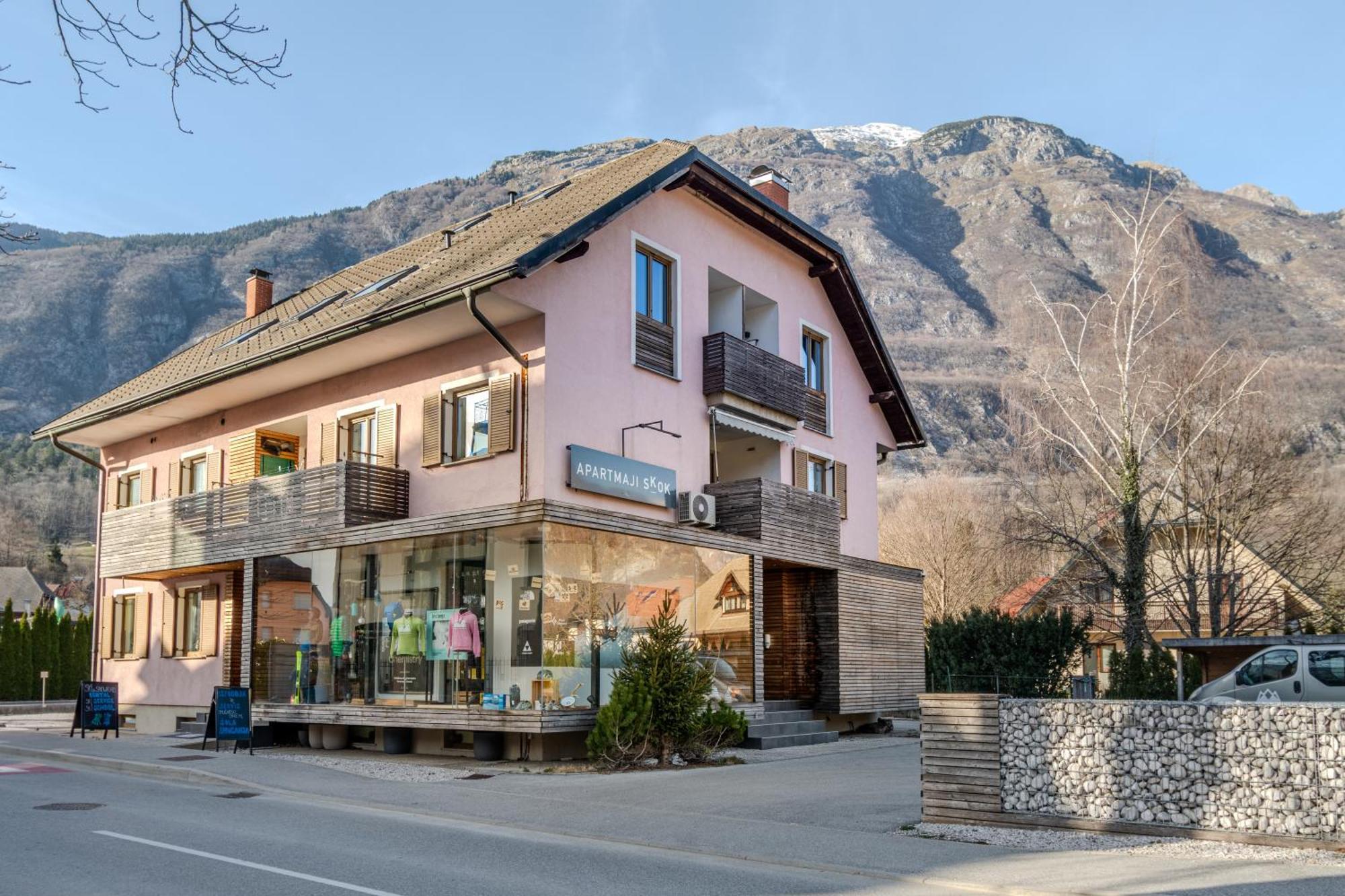 Apartments Skok With Rafting And Free Parking Bovec Kültér fotó
