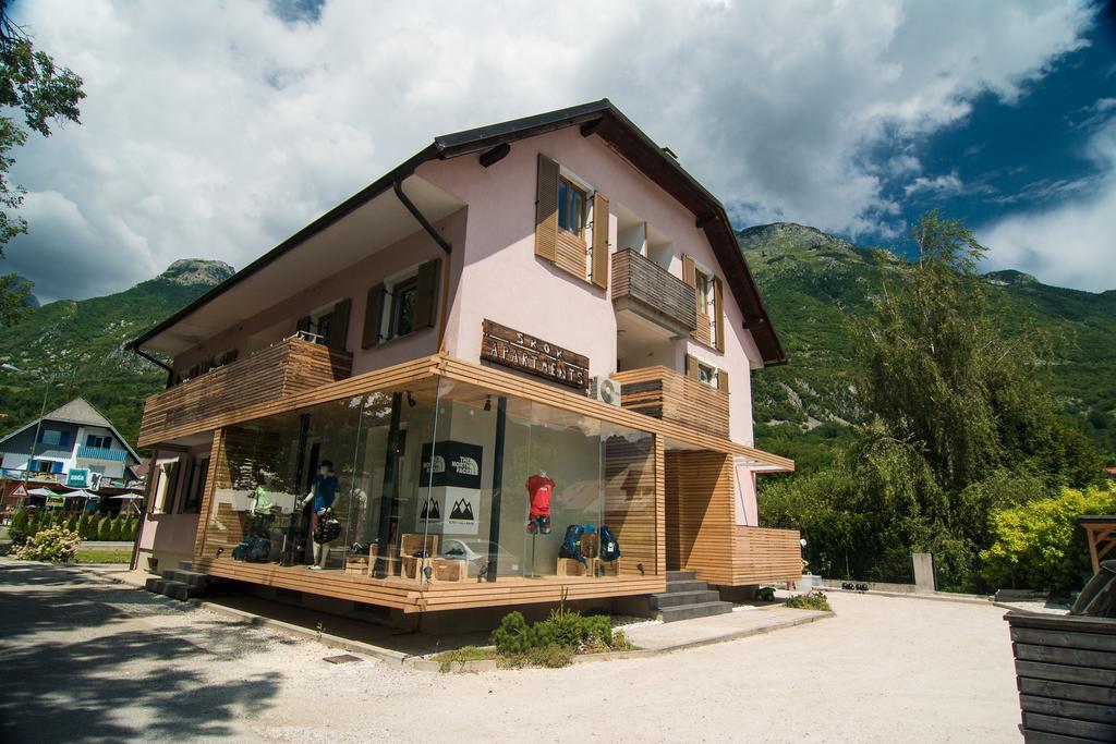Apartments Skok With Rafting And Free Parking Bovec Kültér fotó