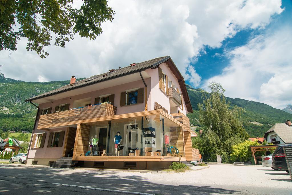 Apartments Skok With Rafting And Free Parking Bovec Kültér fotó